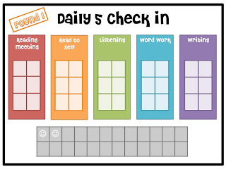 Daily 5 Check In Chart